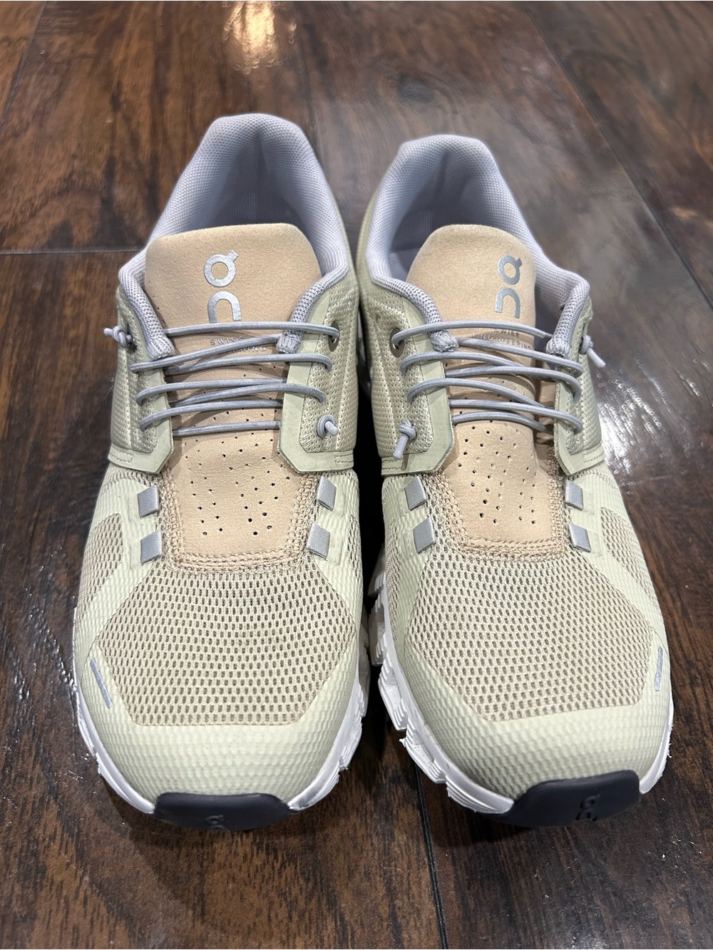 On Running Women’s Cloud 5 Sneakers in Haze Sand